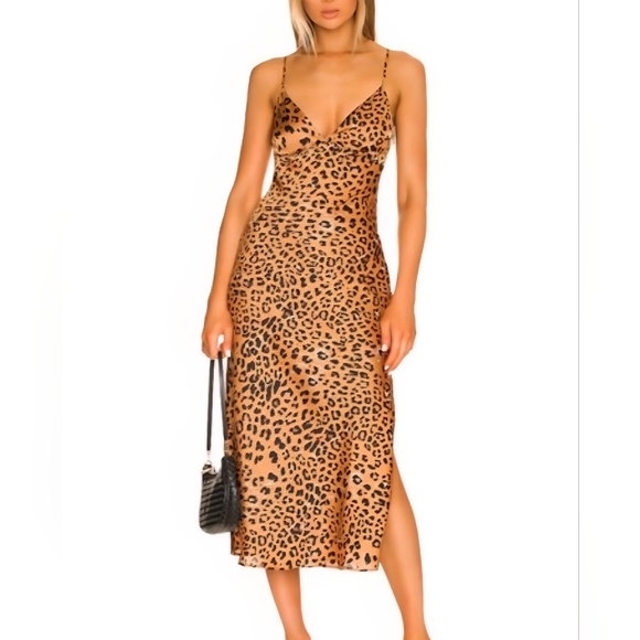 House of Harlow 1960 Dresses & Skirts - House of Harlow 1960 Animal Print Midi Dress